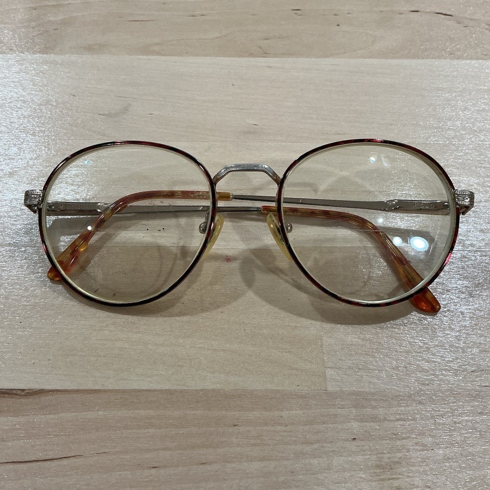 vintage Polo Ralph Lauren Classic VI 079 round eyeglasses Frames Tortoise Gold